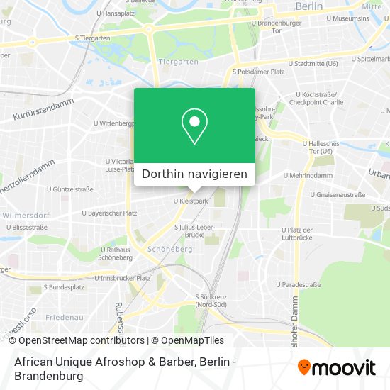 African Unique Afroshop & Barber Karte