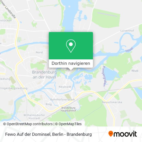 Fewo Auf der Dominsel Karte