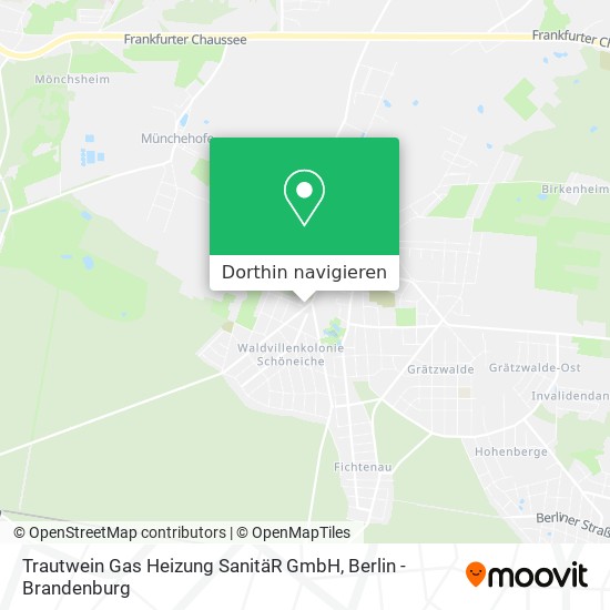 Trautwein Gas Heizung SanitäR GmbH Karte