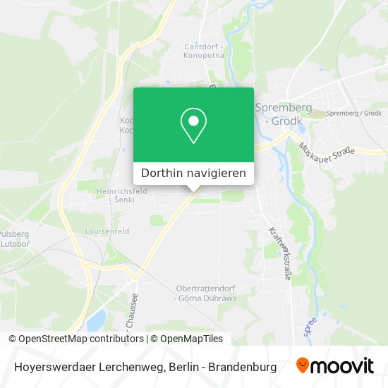 Hoyerswerdaer Lerchenweg Karte