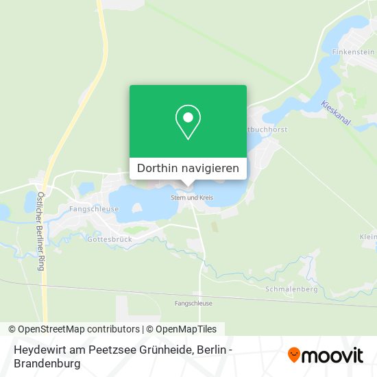 Heydewirt am Peetzsee Grünheide Karte