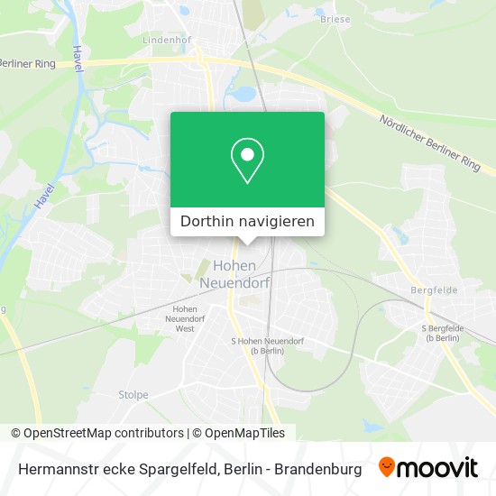 Hermannstr ecke Spargelfeld Karte