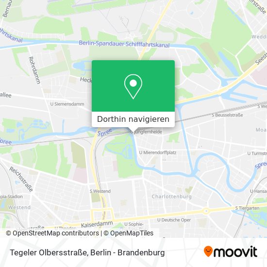 Tegeler Olbersstraße Karte