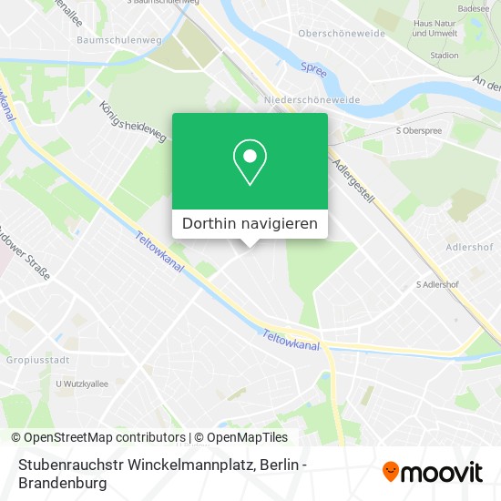 Stubenrauchstr Winckelmannplatz Karte