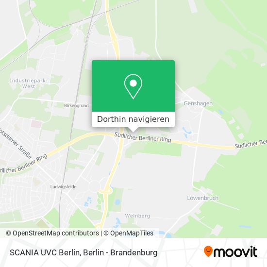 SCANIA UVC Berlin Karte