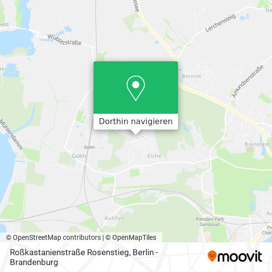 Roßkastanienstraße Rosenstieg Karte
