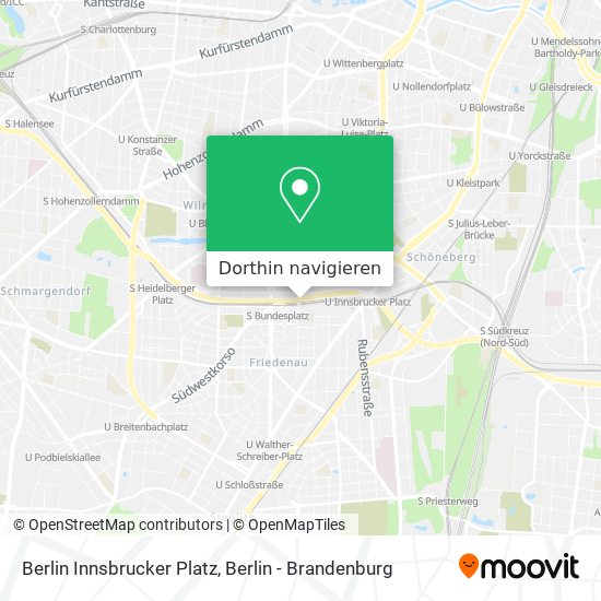 Berlin Innsbrucker Platz Karte
