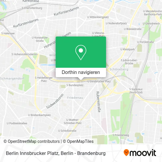 Berlin Innsbrucker Platz Karte