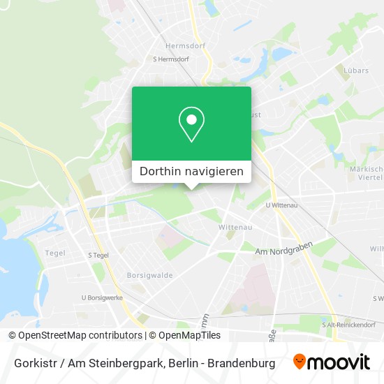 Gorkistr / Am Steinbergpark Karte