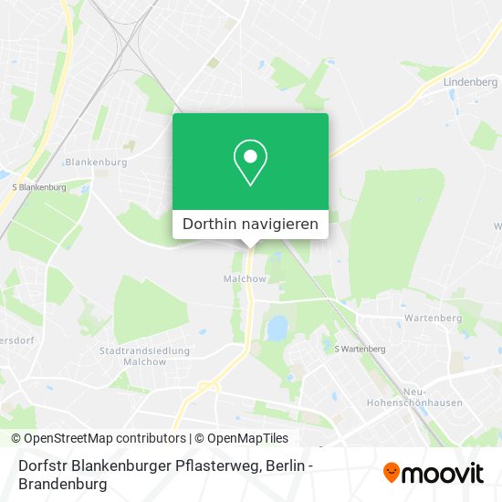 Dorfstr Blankenburger Pflasterweg Karte