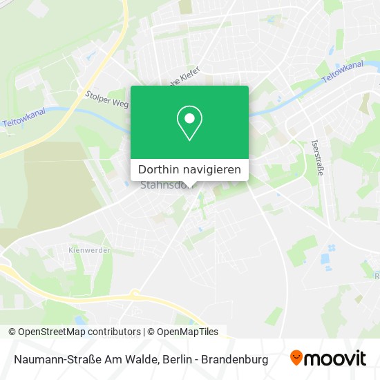 Naumann-Straße Am Walde Karte