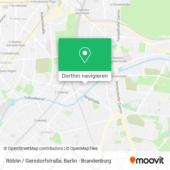 Röblin / Gersdorfstraße Karte