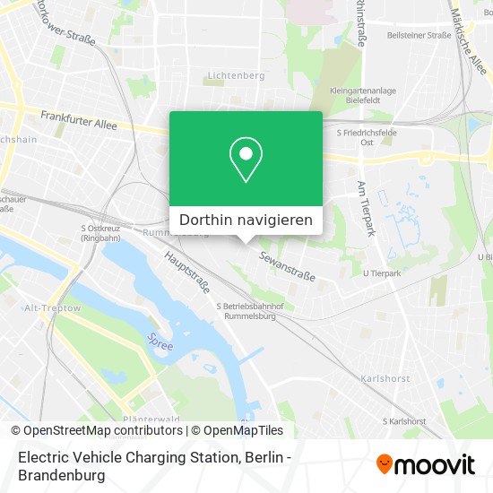 Electric Vehicle Charging Station Karte