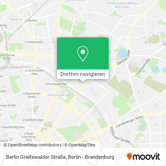 Berlin Greifswalder Straße Karte