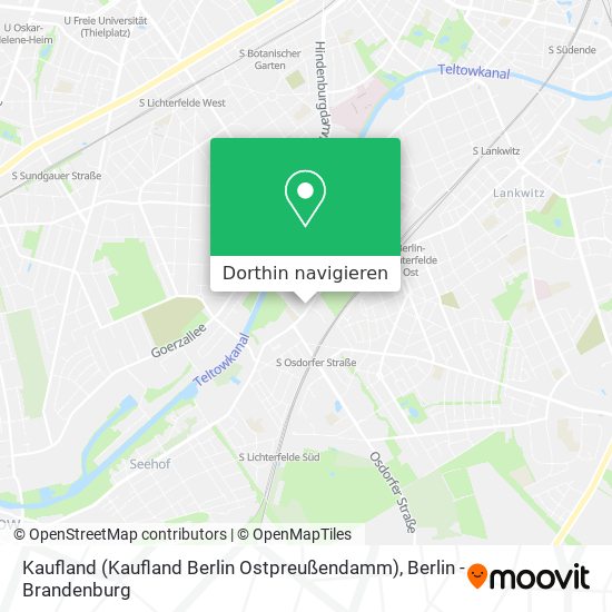 Kaufland (Kaufland Berlin Ostpreußendamm) Karte