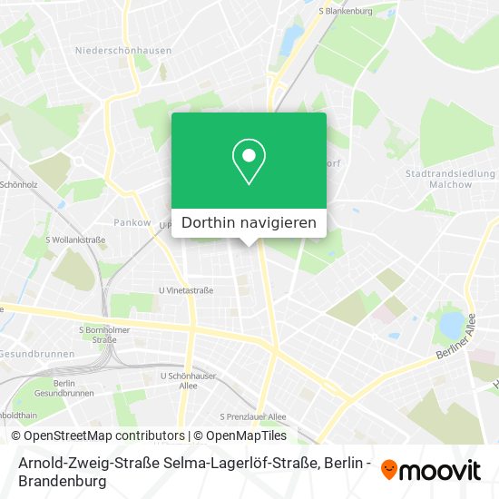 Arnold-Zweig-Straße Selma-Lagerlöf-Straße Karte