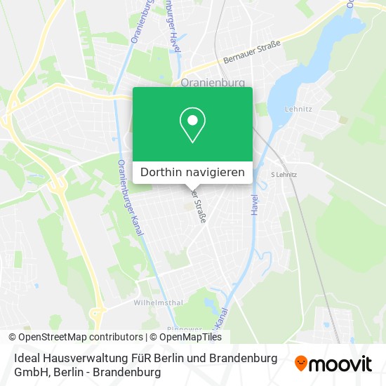 Ideal Hausverwaltung FüR Berlin und Brandenburg GmbH Karte
