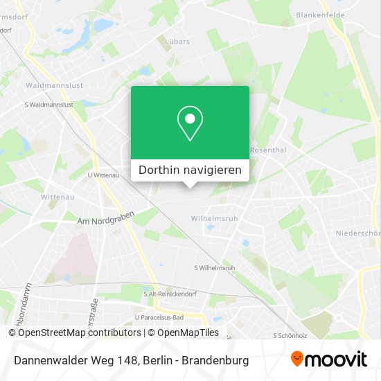 Dannenwalder Weg 148 Karte