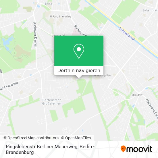 Ringslebenstr Berliner Mauerweg Karte