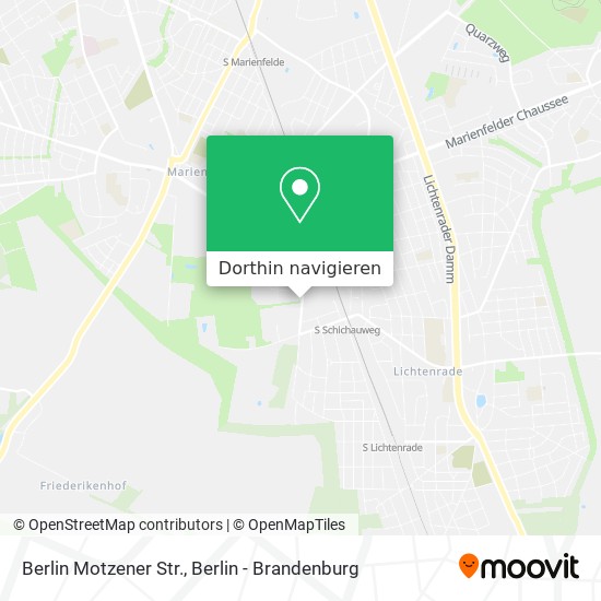 Berlin Motzener Str. Karte