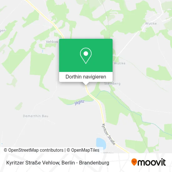 Kyritzer Straße Vehlow Karte