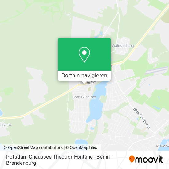 Potsdam Chaussee Theodor-Fontane- Karte
