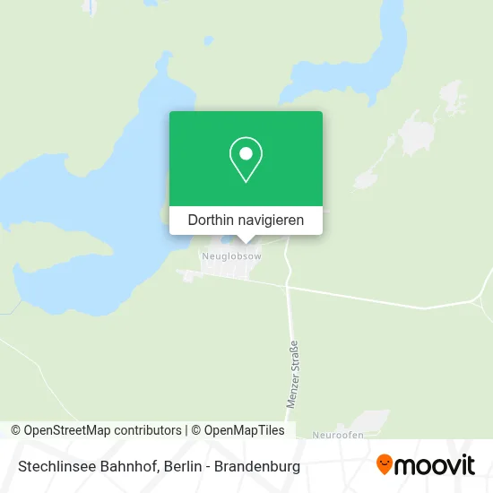 Stechlinsee Bahnhof Karte
