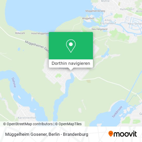 Müggelheim Gosener Karte