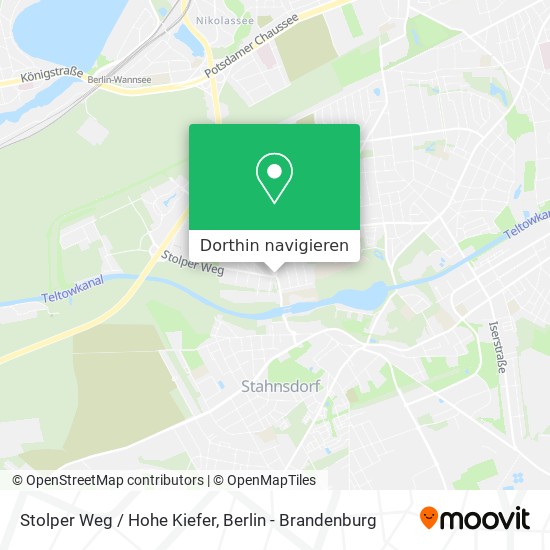 Stolper Weg / Hohe Kiefer Karte