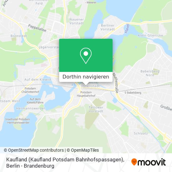 Kaufland (Kaufland Potsdam Bahnhofspassagen) Karte