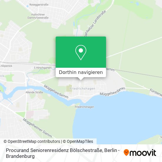 Procurand Seniorenresidenz Bölschestraße Karte