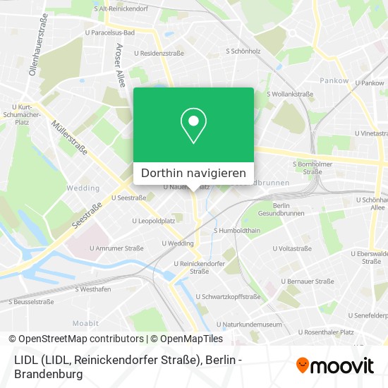 LIDL (LIDL, Reinickendorfer Straße) Karte