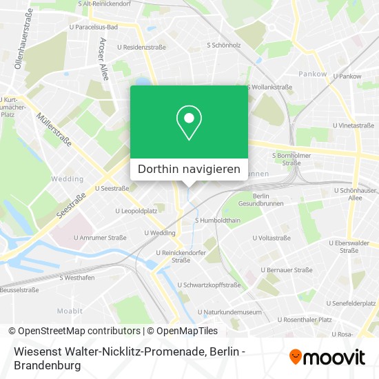 Wiesenst Walter-Nicklitz-Promenade Karte