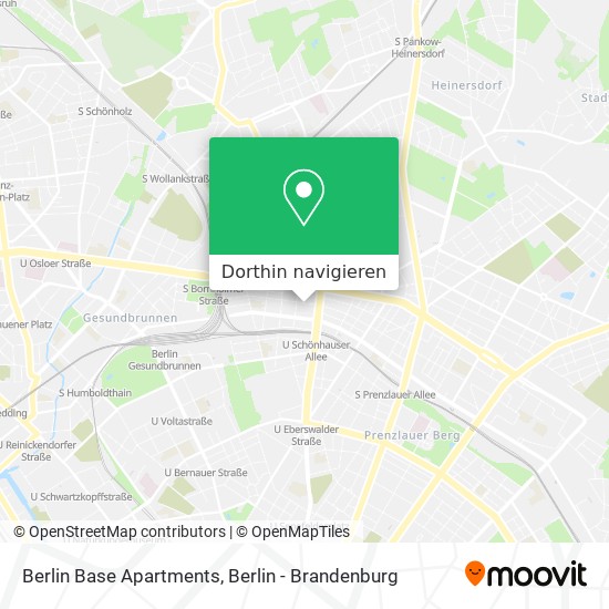 Berlin Base Apartments Karte
