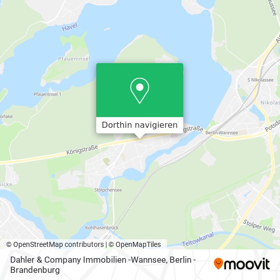 Dahler & Company Immobilien -Wannsee Karte