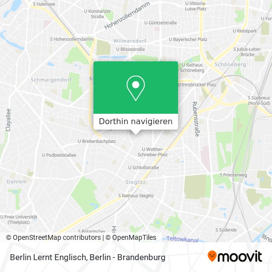 Berlin Lernt Englisch Karte