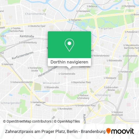 Zahnarztpraxis am Prager Platz Karte