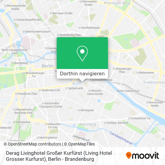 Derag Livinghotel Großer Kurfürst (Living Hotel Grosser Kurfurst) Karte