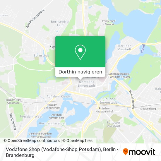 Vodafone Shop (Vodafone-Shop Potsdam) Karte