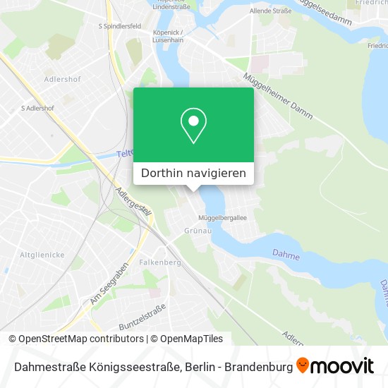 Dahmestraße Königsseestraße Karte