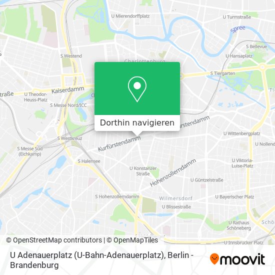 U Adenauerplatz (U-Bahn-Adenauerplatz) Karte
