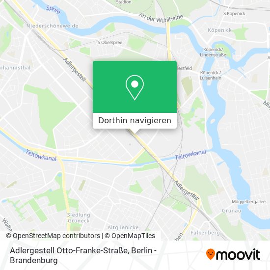 Adlergestell Otto-Franke-Straße Karte
