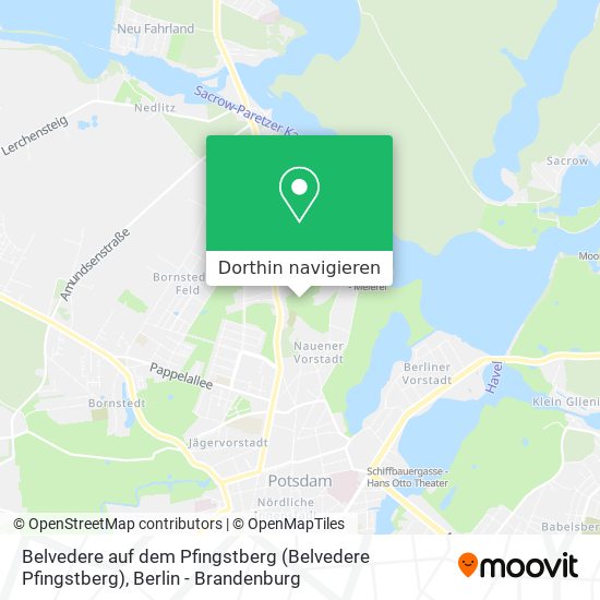 Belvedere auf dem Pfingstberg (Belvedere Pfingstberg) Karte