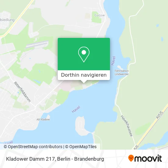 Kladower Damm 217 Karte