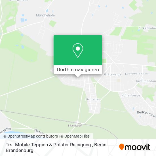 Trs- Mobile Teppich & Polster Reinigung. Karte