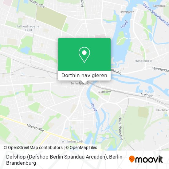 Defshop (Defshop Berlin Spandau Arcaden) Karte