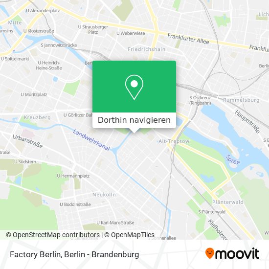 Factory Berlin Karte