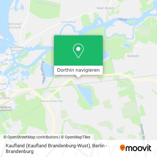 Kaufland (Kaufland Brandenburg-Wust) Karte