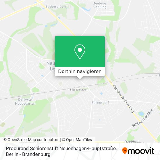 Procurand Seniorenstift Neuenhagen-Hauptstraße Karte