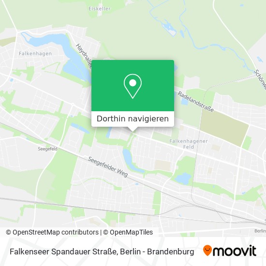 Falkenseer Spandauer Straße Karte